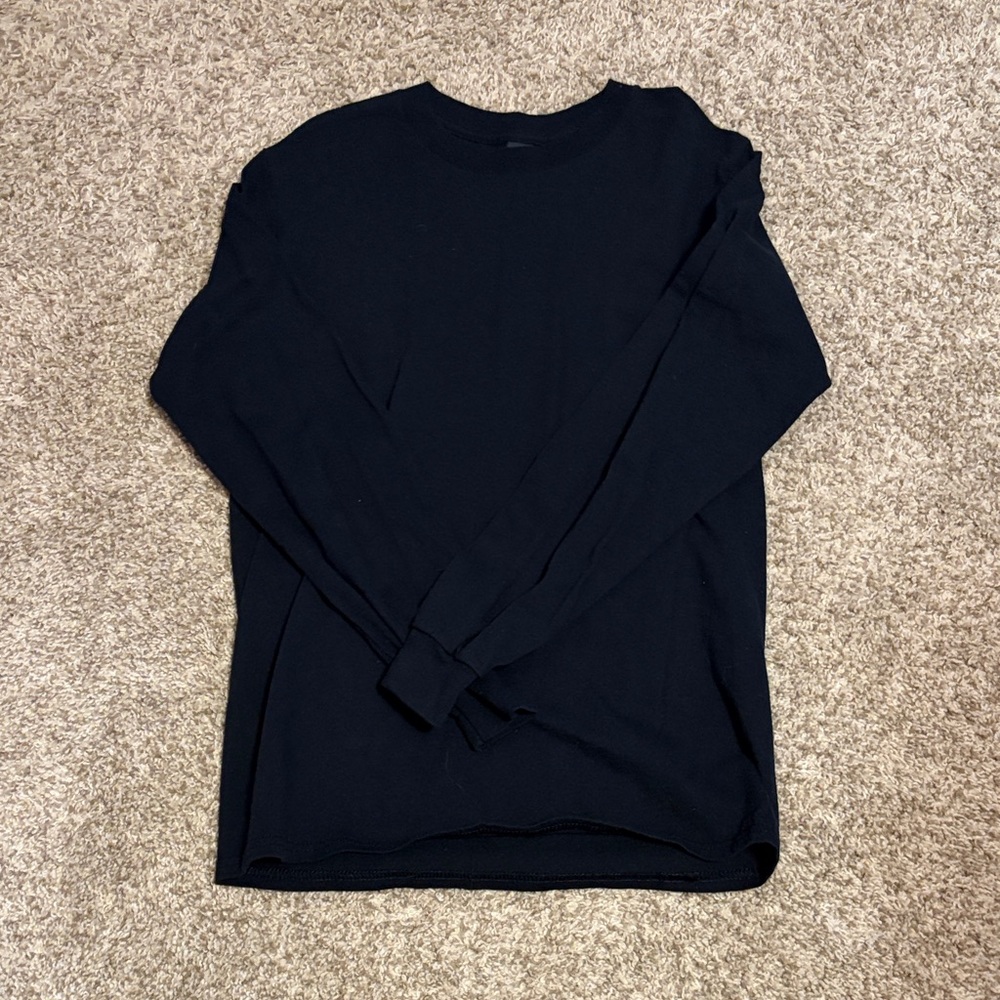 Gildan Men's Black Long Sleeve Tee